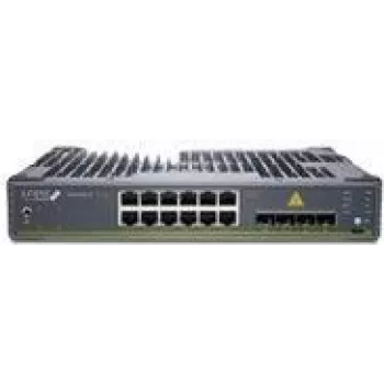 Juniper EX4100-F 12-port ventilaatorita 10/100/1000BaseT PoE+, 2x 1G/2.5G/10GBaseT üleslingiporti, 4x 10G SFP+ virnastamis-/üleslingiporti (optika müüakse eraldi) standardtarkvaraga. PoE++ toitega