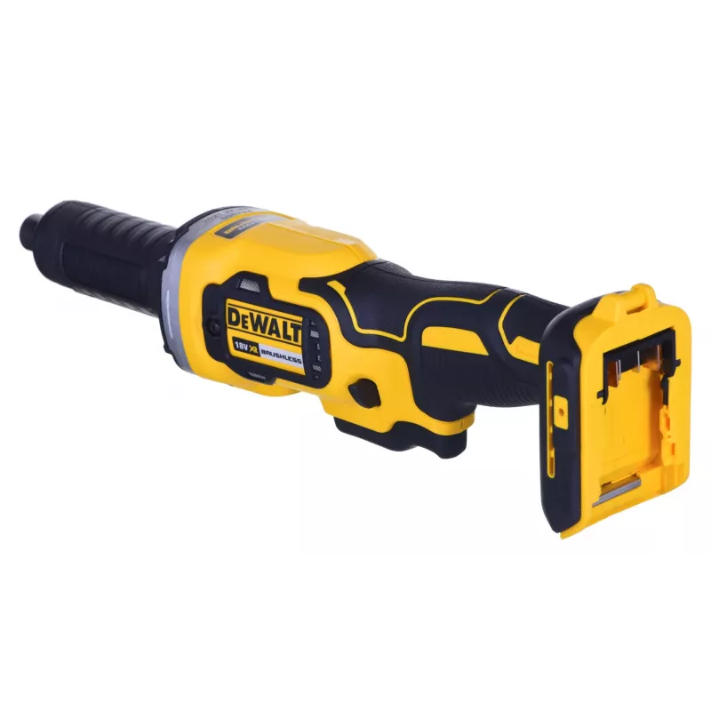 Sirge lihvmasin DeWALT DCG426N-XJ, 18 V aku, 5000–25000 p/min, padrun Ø kuni 6 mm, 760 W väljund, 1,19 kg
