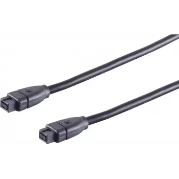 FireWire IEEE 1394b kaabel 9-kontaktiline 9-kontaktilisele, 5,0 m, must — Divers CO 77305