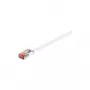 Wentronic Goobay CAT 6 lame patch-kaabel, U/FTP, valge, 7,5 m – vasest materjal (94920)