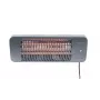 Kvartselektriline küttekeha SUNRED LUG-2000W — 2000 W, kvartsklaasiga element, välitingimustes kasutamiseks, seinale paigaldatav, IP24, must