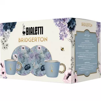 Bialetti Bridgerton espresso jaoks 2 tk x 80 ml Sinine