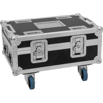 Flightcase Roadinger BAS-1 8× SILENT PAR 6 QCL jaoks — kaitsev transpordikohver