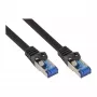Good Connections Cat.6A paigalduskaabel SmartFLEX HF must 0,15 m