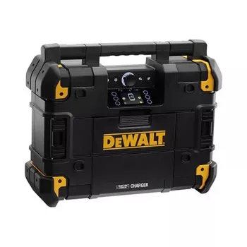 Kaasaskantav raadio DeWalt DWST1-81078-QW — AM/FM digitaalne tuuner, LED-ekraan, 4 kõlarit, vahelduv-/alalisvoolutoide, USB-port, AUX-väljund