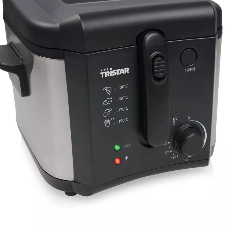 Tristari fritüür | FR-6878 | Võimsus 1600 W | Maht 2,5 l | Must