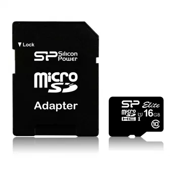Silicon Power Elite mälukaart 16 GB MicroSDHC Class 10 UHS-I
