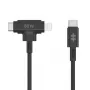 HYPER HyperJuice USB-kaabel USB 2.0 1.5 m USB C USB C/Lightning must