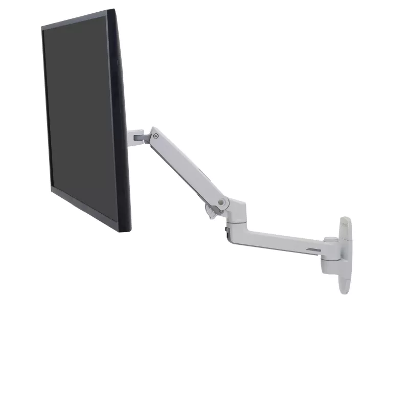 Ergotron LX Series seinale kinnitatav monitorihoidik valge 11,3 kg kandevõimega 20-34 tolli