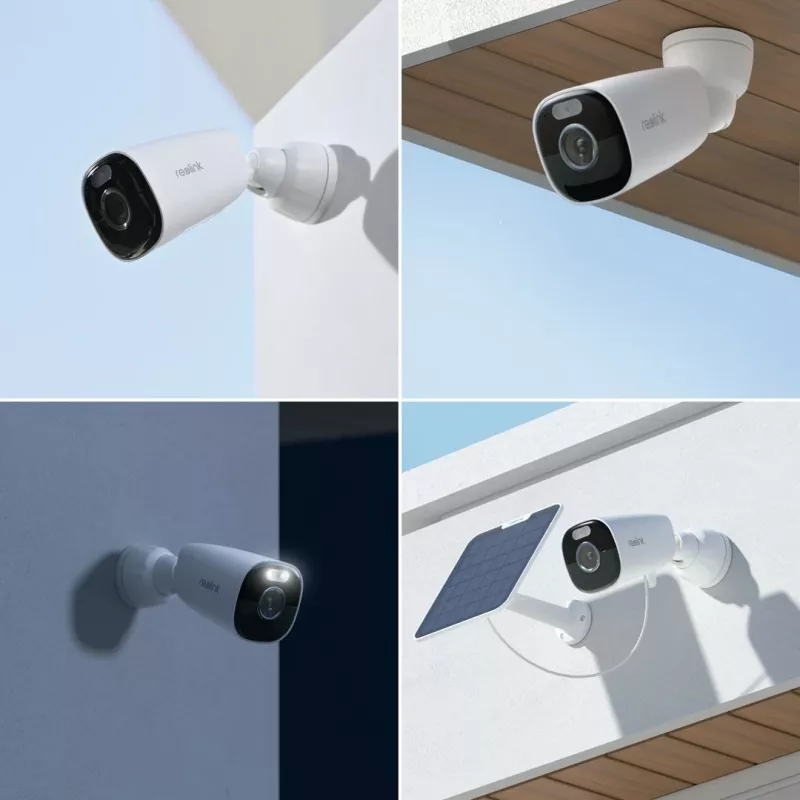 Reolink Argus Series B340 – 5MP eraldiseisev välistingimustes kasutatav akukaamera, 5/2,4 GHz Wi-Fi, nutikas tuvastus, värviline öönägemine