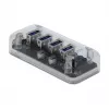 USB Hub DeLOCK 64087 Transparent