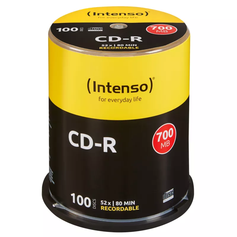 CD-R Intenso 700MB 52x 100 tk