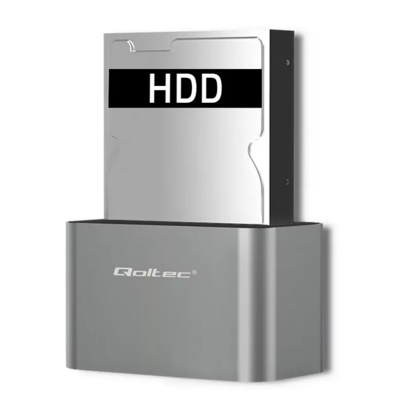 Qoltec 5315 Docking station HDD/SSD | 2.5/3.5 SATA | USB 3.0