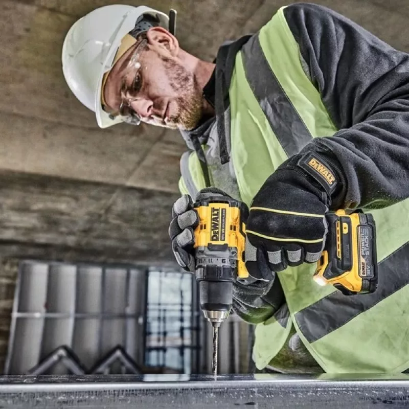 DeWALT DCD800E2T-QW puur 2000 RPM 1,28 kg Must, Kollane