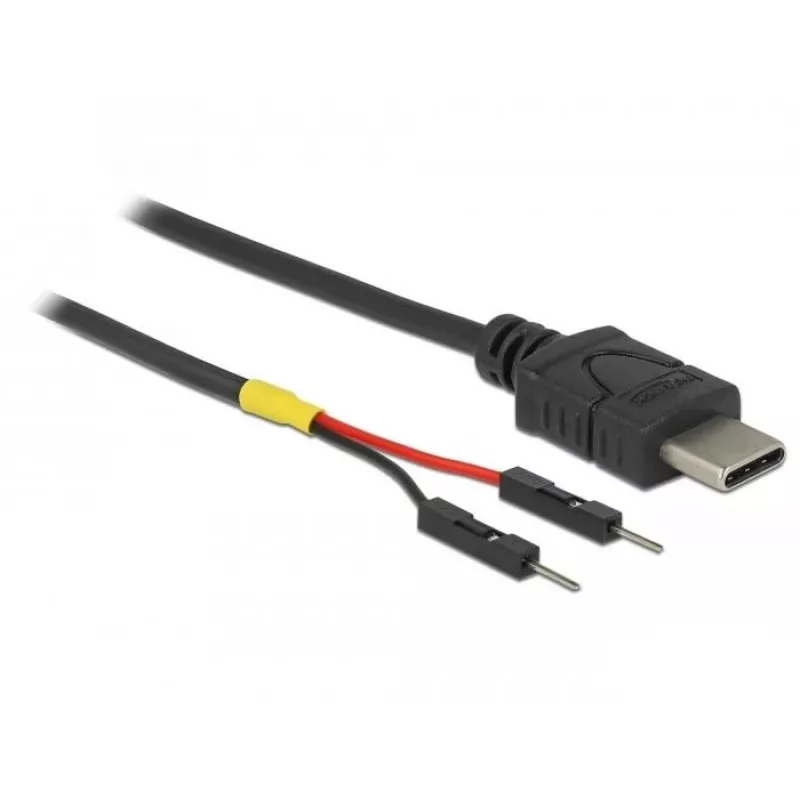USB-kaabel DeLOCK 85418 0,1 m USB C Must