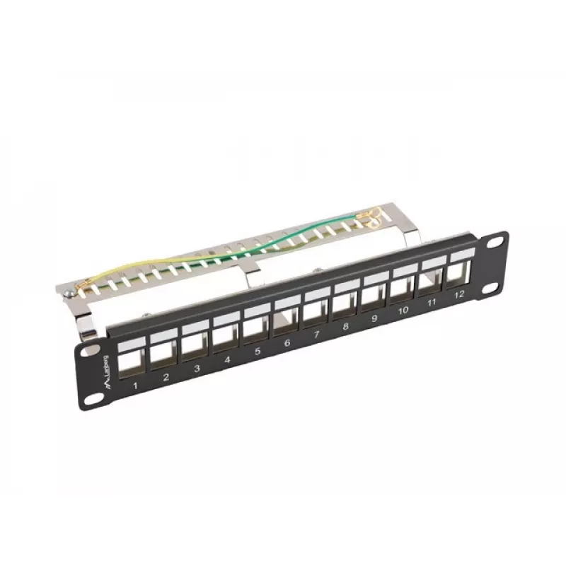 Patch-paneel LANBERG PPKS-9212-B 12-pordiline 1U 10-tolline FTP