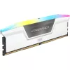 DIMM 32 GB DDR5-6400 (2x 16 GB) Dual-Kit, mälu valge, CMH32GX5M2B6400C32W, Vengeance RGB, INTEL XMP