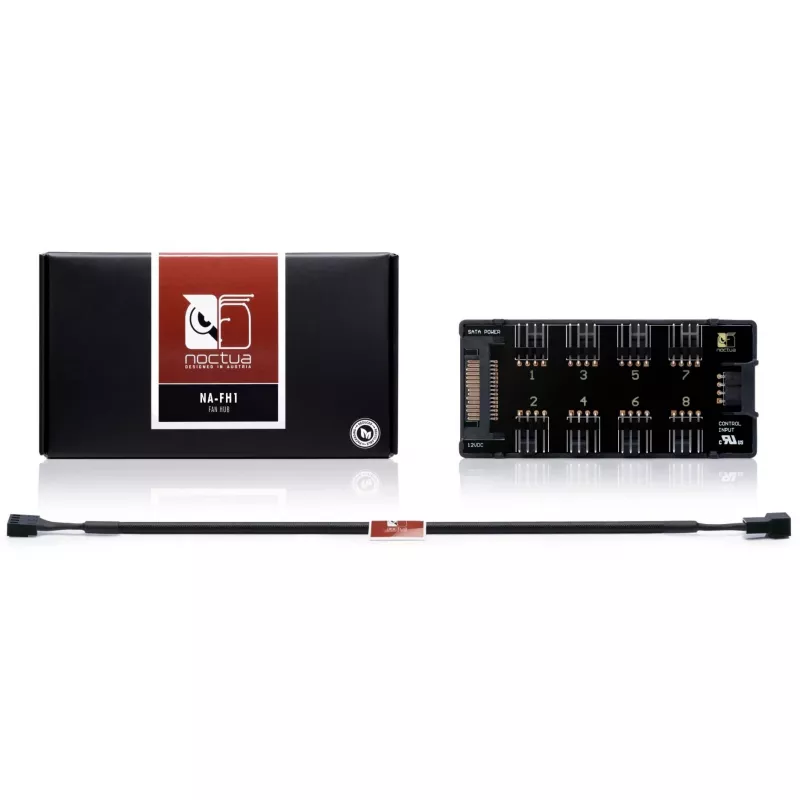 Ventilaatorikontroller Noctua NA-FH1 4-pin must 24W 5-12V