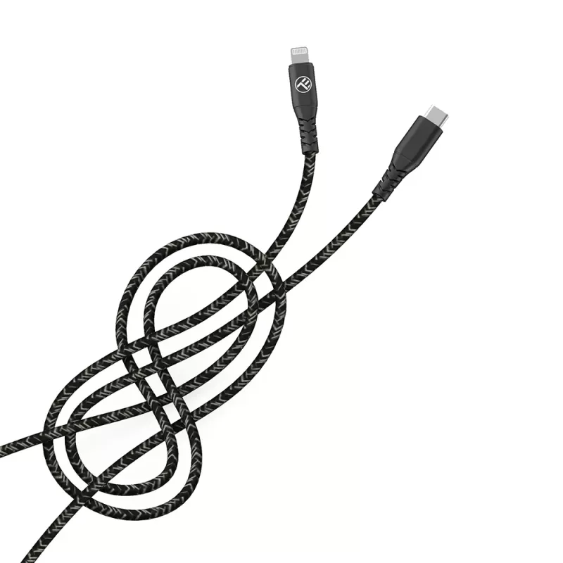 Andmekaabel Tellur USB-C Lightningile 3A PD60W 1m — must