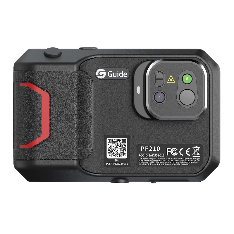Termokaamera Guide Sensmart PF210 256×192 px, 3,5-tolline LCD, 25 Hz, -20–550 °C, 16 GB, Wi‑Fi, USB‑C