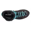 Salewa MTN Trainer Mid GTX naiste matkasaapad, must-sinised, nahk-seemisnahk, Vibram WTC