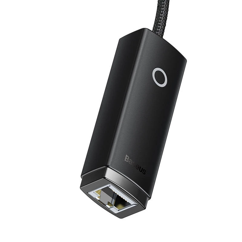 Baseus Lite Series USB-lt RJ45 võrguadapterile, 100Mbps (must)