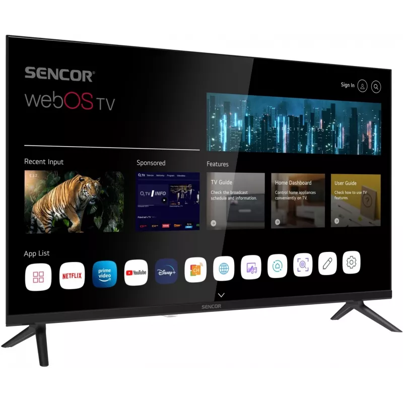 Televiisor SENCOR SLE 32S830WB 32-tolline LED Smart webOS 12V BT5.0