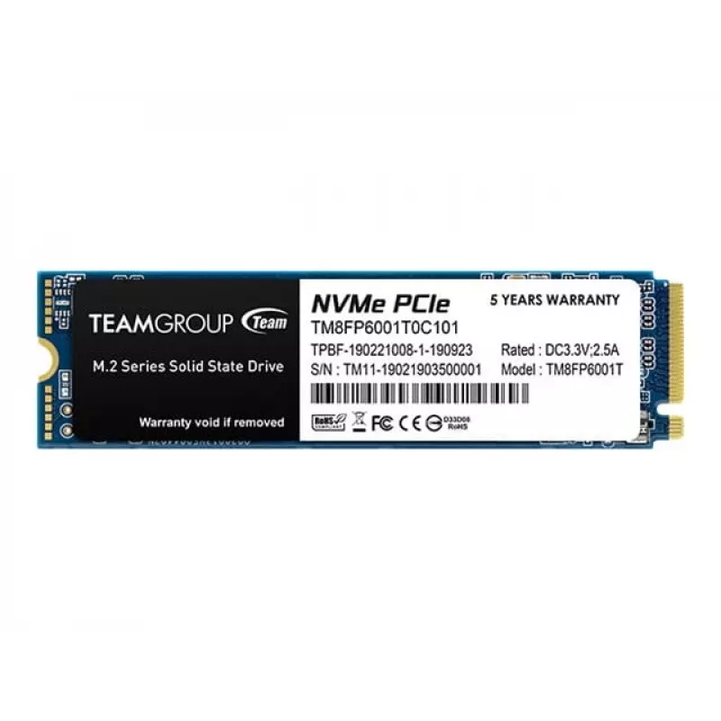 SSD-ketas Team Group 1 TB M.2 PCI Express 3.0 NVMe MP33