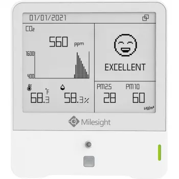 Sisekeskkonna seiresensor Milesight AM319 O3 LoRaWAN 868MHz osooni tuvastamiseks