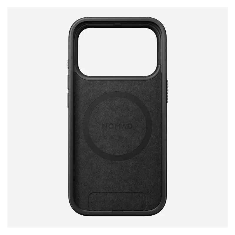 Mobiiltelefoni ümbris Nomad NM014001858 Cover Apple iPhone 17 Pro jaoks, sobib 16 cm (6,3 tolli) ekraanile, must