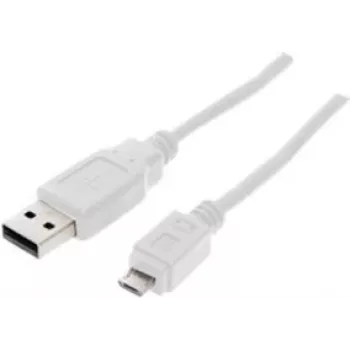 USB-kaabel ShiverPeaks BS77182-W 1,8 m USB 2.0 Micro-USB B valge