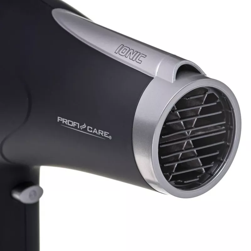 Föön Profi-Care PC-HTD 3113 — 2200 W, ioonne, 3 kuumuseastet, 2 kiirust, must
