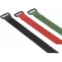 Hama 00221006 kaabliside Takjakinnitusega kaabliside Nailon Must, Roheline, Punane 9 tk