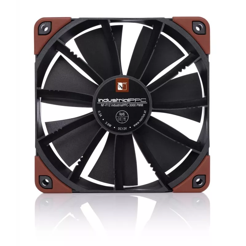 Noctua NF-F12 industrialPPC-3000 PWM 120mm korpusventilaator
