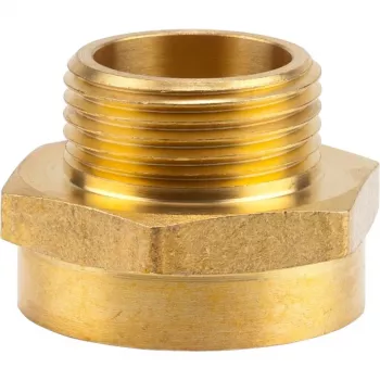 Gardena 7264-20 – keermestatud nippel – kuldne – 26,5 mm (G 3/4) M – 33,3 mm (G 1) F (7264)