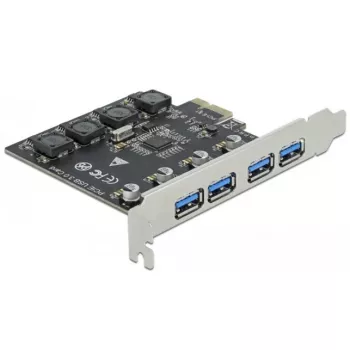 Delock PCI Express x1 kaart 4 x välise USB Type-A pesaga SuperSpeed USB
