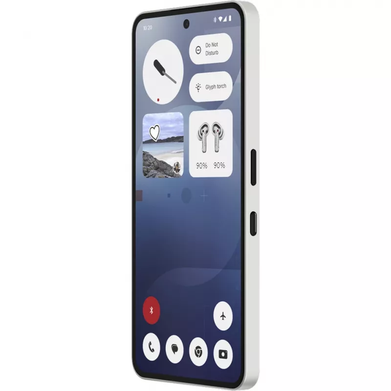 Nothing Phone (3a) 17,2 cm (6,77 inch) Dual SIM Android 15 5G USB Type-C 12 GB 256 GB 5000 mAh Valge