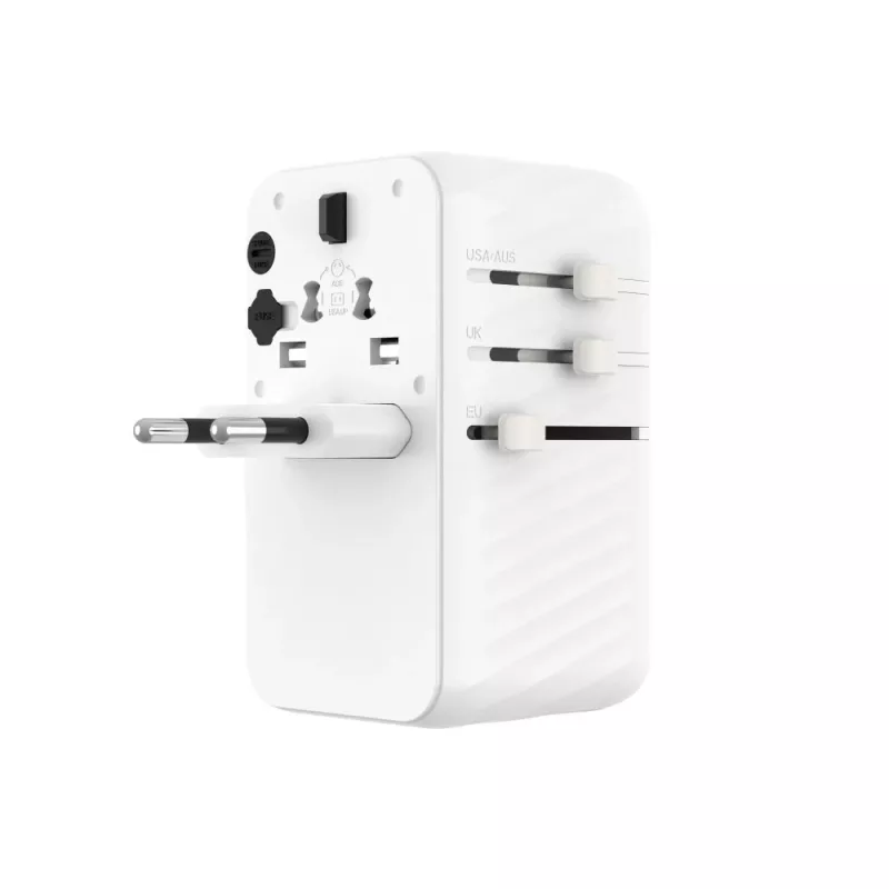 Fixed | Voyager 85W reisiadapter EU, UK ja USA/AUS pistikutele, 4xUSB-C ja 1xUSB väljundiga | Adapter