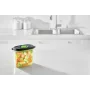 Toidu säilitusnõu FoodSaver FFC023X 1,8 L ovaalne Tritan, must läbipaistev, vaakumpump, nõudepesumasinakindel