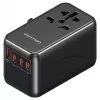 Laadija Vention FJGB0 100W GaN, 3× USB-C ja 1× USB-A, must