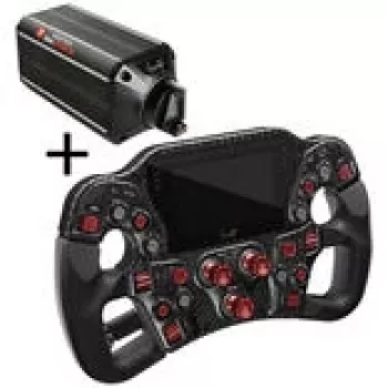 Asetek SimSports Invicta Formula rool - Punane + Invicta roolialus (27 Nm)