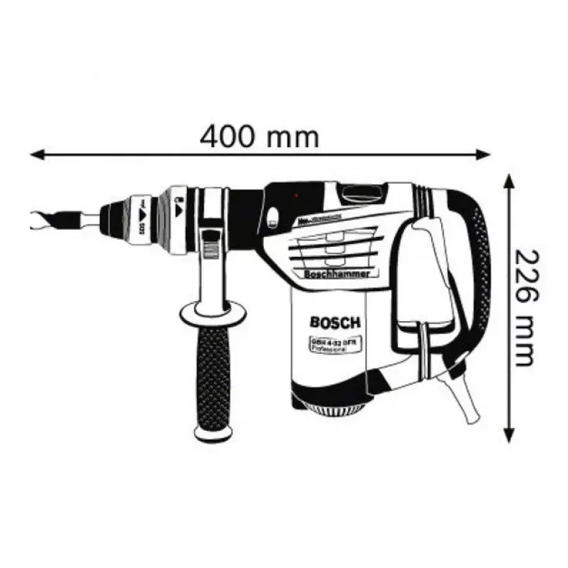 Bosch 0 611 332 101 löökpuur 900 W 800 p/min
