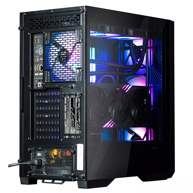 Zalman Z9 Iceberg MS Must ATX Mid Tower PC korpus koos 4x 140 mm ARGB ventilaatoriga - Midi/Mini Tower - ATX