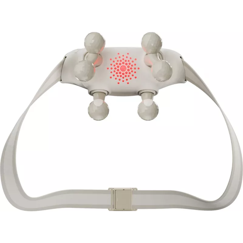 SKG H7 Ultra - hallid masseerimispead, kombineeritud massaaž, kompressioonmassaaž, sõtkumismassaaž, vibratsioonimassaaž, Kael, Õlad, Hall, Plastik, Nupud, Aku