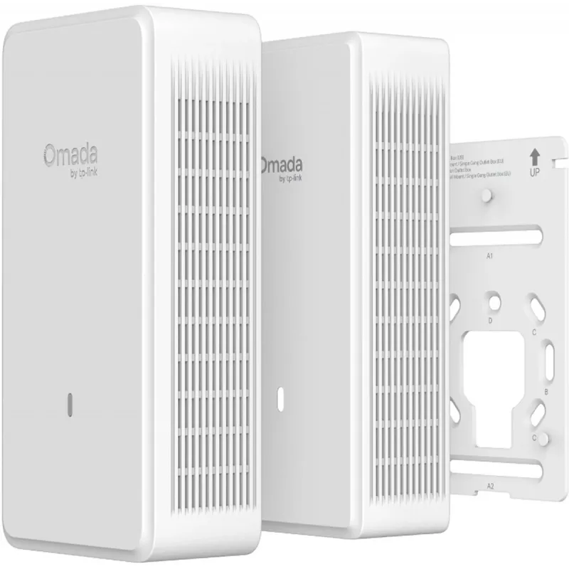 Juhtmevaba pääsupunkt TP-LINK EAP775-Wall 9300 Mbit/s, kolmeribaline 2,4/5/6 GHz, 5x RJ-45, PoE, valge