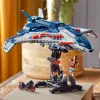 LEGO konstrueerimiskomplekt Quinjet 76325 — Marvel, 1131 osa, 5 minifiguuri, vanusele 12+, 280×450×300 mm