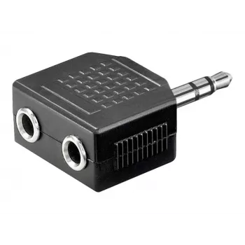 Goobay | Peakomplekti AUX-adapter; 3,5 mm pesa 1-2-le