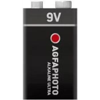 AgfaPhoto Ultra 6LR61 9 V plokkpatarei leelis-mangaan 9 V 1 tk (110-851808)