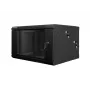 Seinale kinnitatav rack LANBERG WF02-6606-10B 6U 600x374.3x600 mm roostevaba teras must
