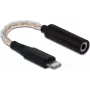 Mobiiltelefoni kaabel DeLOCK 66317 3,5 mm Lightning Must 0,105 m